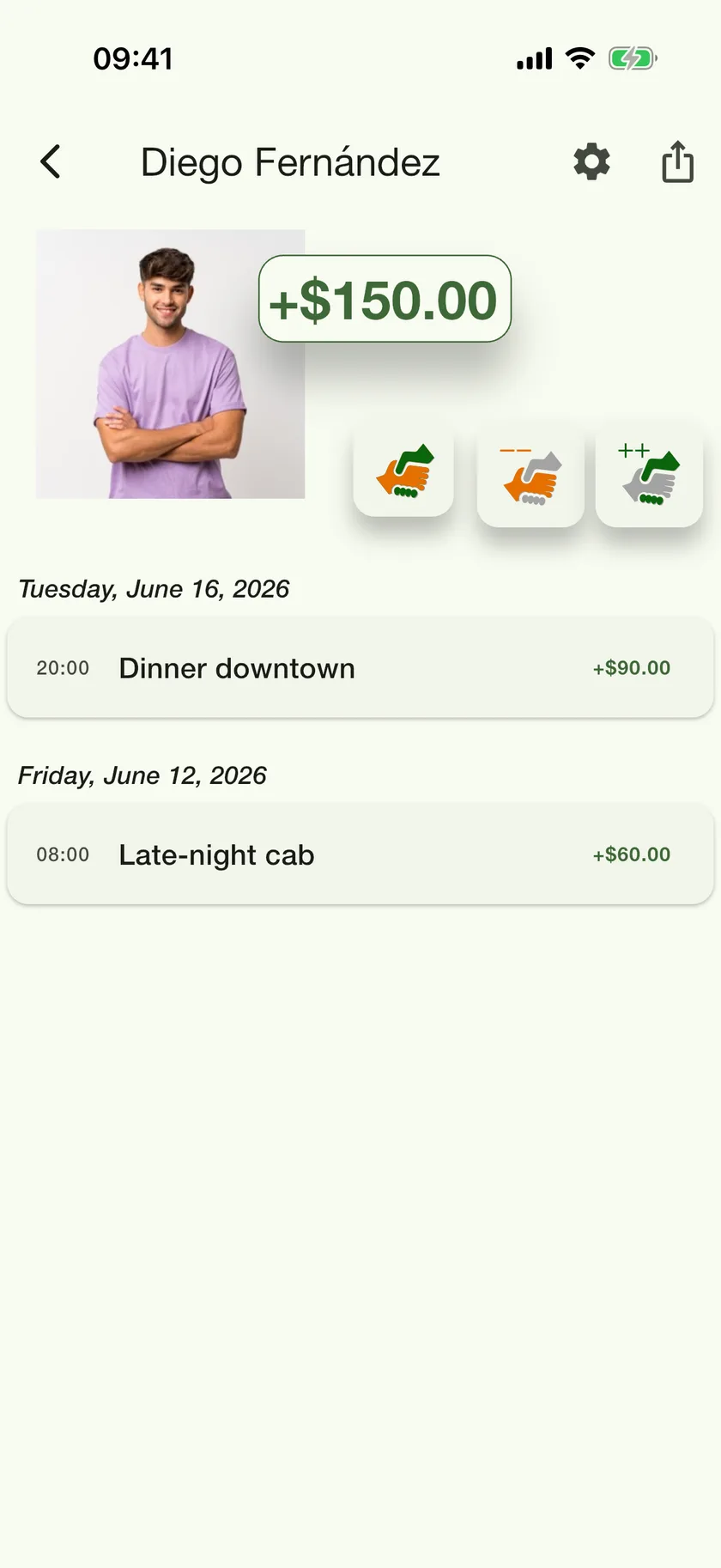 A friend’s balance in PayMeLater held in US dollars alongside pounds